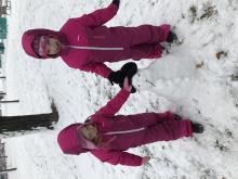 Our first ever snowman