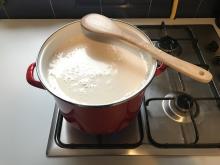 Making manjar, start