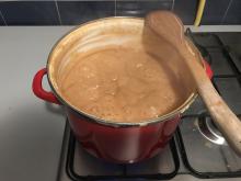 Making manjar, 111 minutes in