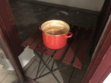 Cooling down in the Budapest winter